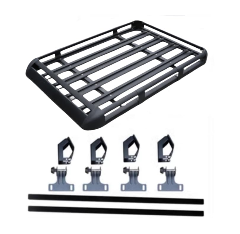 TUIYIDUO Universal Aluminum Roof 140cm 100cm 150kg Load Car Compatible with SUVs and Easy Ideal for Outdoor and Includes Japanese Instructions