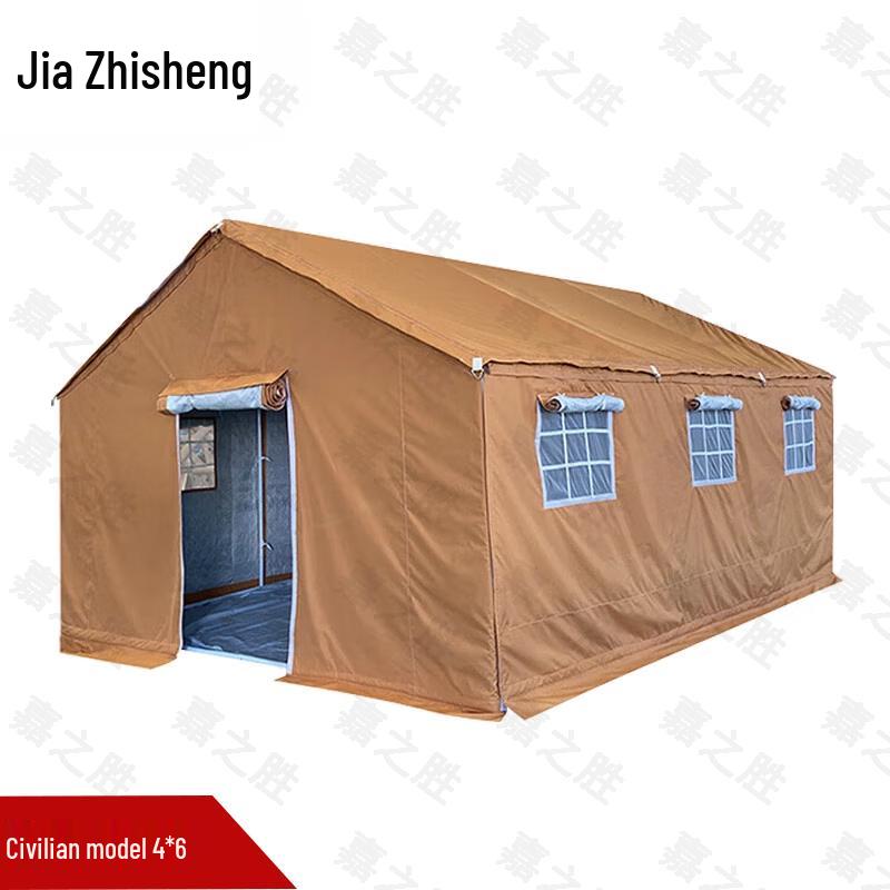 Jiazhisheng Upgraded Warm 3-Layer Canvas Tent