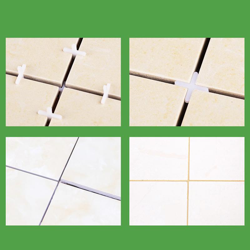 500Pcs 1/1.5/2/2.5/3/5/Mm Plastic Cross Ceramic Tile Leveling System Clips Spacer Ceramic Floor Construction Tools