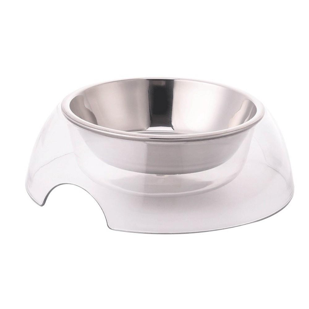 Tigela para Animais de Estimação 2 em 1 com Tigela de Aço Inoxidável para Cães Nova Tigela para Gatos Suprimentos para Animais de Estimação