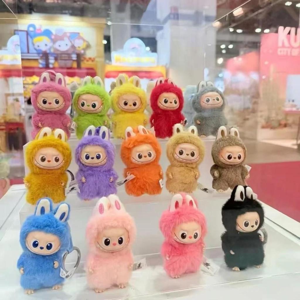 Vier Generationen Plüschpuppenanhänger Schlüsselanhänger Trendiges Spiel Ziehen Keine Blindbox-Puppe