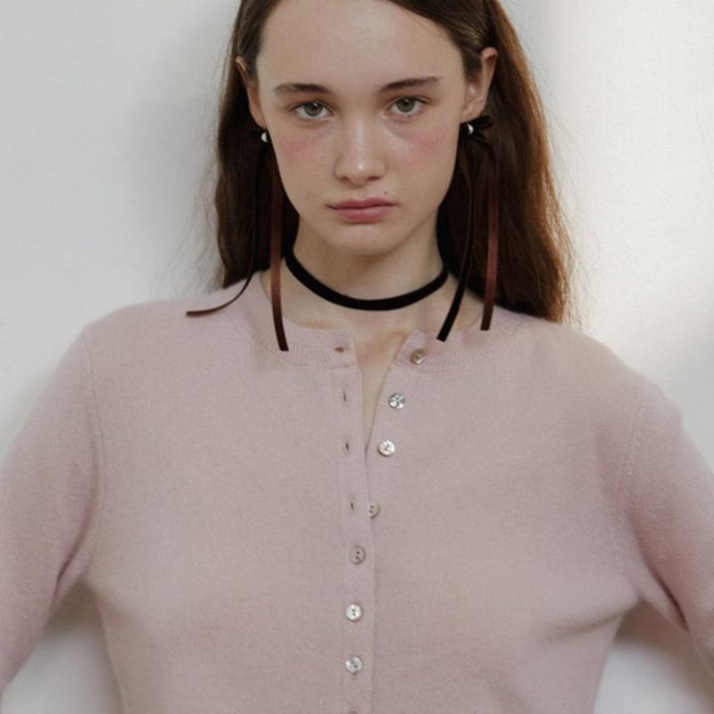 LOVE ME MONSTER Brown Velvet Choker (L244MNK030)