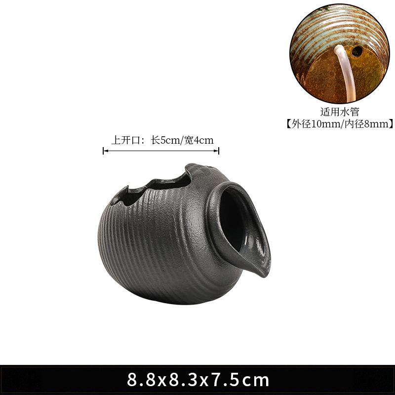 Керамический горшок с циркуляцией воды и верхним отверстием, водопад, фонтан, банка, керамический горшок, новый уличный садовый фонтан, аквариум, декор для дома