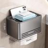 Yidashang Bathroom No-Punch Wall-Mounted Tissue Box & Roll Holder