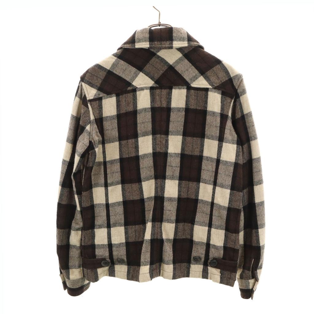 A.P.C. Check Pattern Jacket XS Brown Men's Used