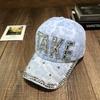 Hat Female Summer Anti-sun Cap Rhinestone Shade Mesh Hat Lace Breathable Flower Baseball Cap Female