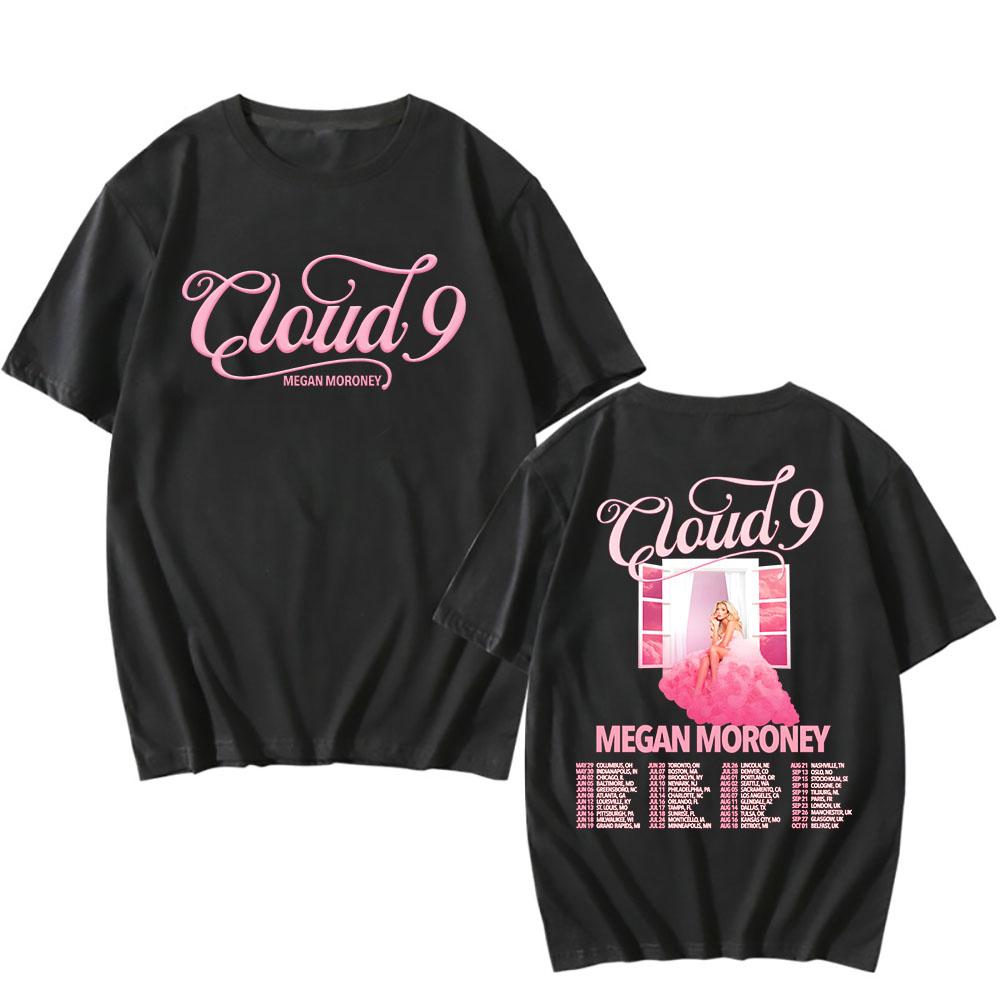 The Cloud 9 Tour 2026 T-shirt Megan Moroney Graphic Print Tshirts Summer O-neck Short Male Tees Unisex Streetwear Merch summer outfits funny shirts
