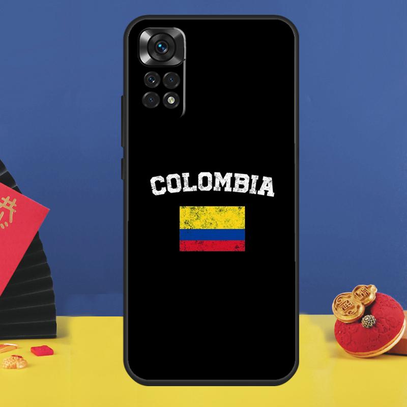 Colombia Flag Phone Case For Xiaomi Redmi Note 14 Pro 13 11 9 10 12 15 Pro Plus 10C 12C 13C 14C 15C Cover