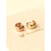 14K Mini Earlobe One-Touch Ring Piercing Earrings