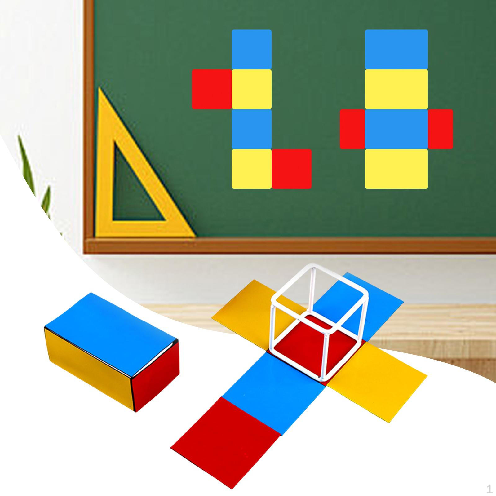 

2x Блоки геометрических фигур для школьных принадлежностей, студенческих, домашних занятий, большие Small