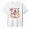 100 cotton teachers learning supplies pattern Tshirt backtoschool Teachers Day gift woUnisexs shortsleeved casual top