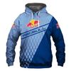 2026 Men's Red Bull 3D Print Casual Sports Hoodie