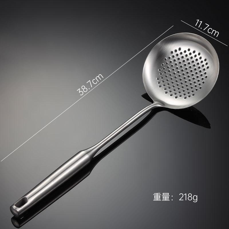 Liren 304 stainless steel spatula stir-fry spatula hollow handle integrated molding heavy gift kitchen utensils