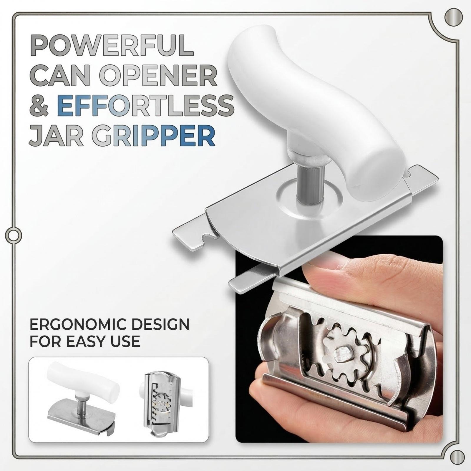 

Cap Crack Jar Opener - Jar Opener For Weak Hands, Adjustable Stainless Steel Jar Openers, Easy To Open, Non- Grip, Easy To Use For Elderly, Women, Men one size