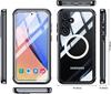 Case for Samsung Galaxy S24+ Plus, Shockproof, with Screen Protector, for MagSafe, Black