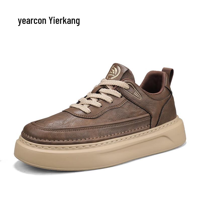 Yi Er Kang Men s Thick-Sole Height-Increasing Casual Board Shoes 44