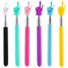 Retractable Teacher Pointer Finger Design StainlessSteel Telescopic School Teaching Pointer Stick Teacher Supplies for Classroom