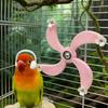 Bird Toys Interactive Rotating Spinner Wheel Cage Toys for Mental Enrichment Play  for Cockatiel Conure Parakeet Budgie Parrot