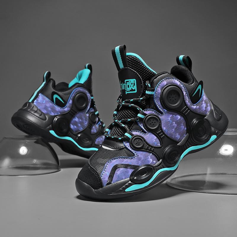 Новая мужская спортивная обувь модная сетчатая дышащая спортивная повседневная баскетбольная обувь 31 4389₽