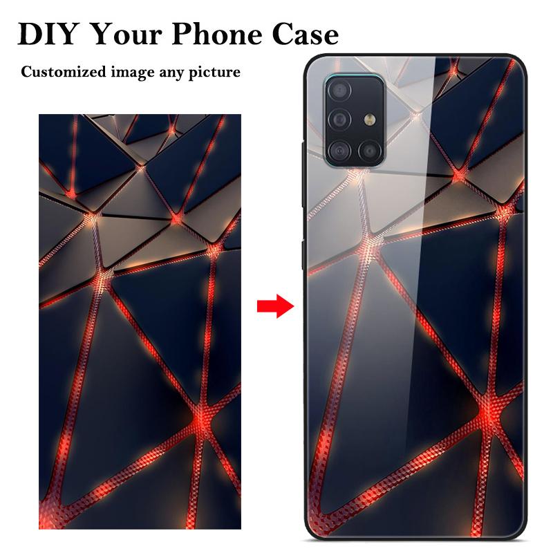 Customized Glass Phone Case For Xiaomi mi 11T 10T 12T Redmi Note 12 Pro 4G 5G Note12 13 Pro Plus 10 10s 11 11S 9 8 9S 8T 7 Bags
