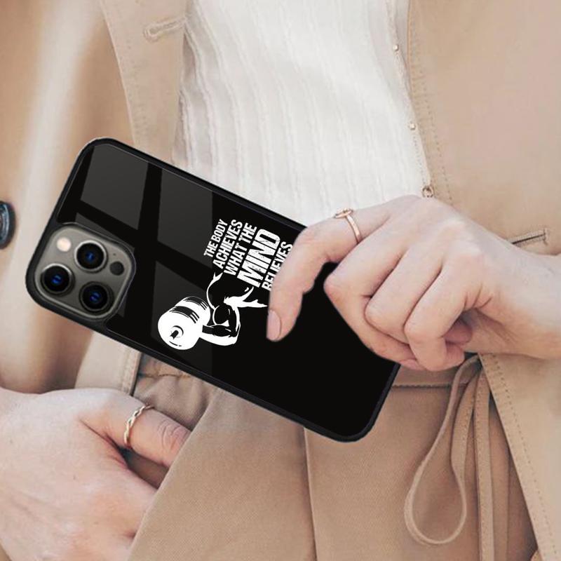 

Gym Motivational Quote Magnetic Phone Case For APPLE iPhone 17 Air 16 14 13 12 Pro Max 15 Plus Charge With MagSafe Cover iPhone 13mini