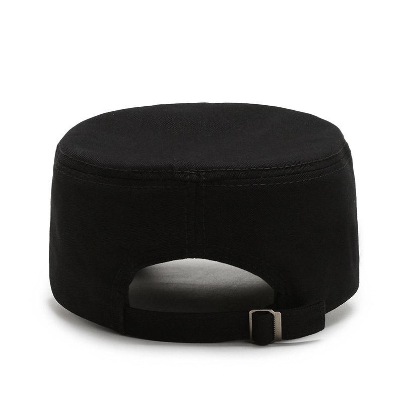 Hat Men's new cap Men's autumn and winter single hat Outdoor casual versatile baseball cap Military cap Flat top hat