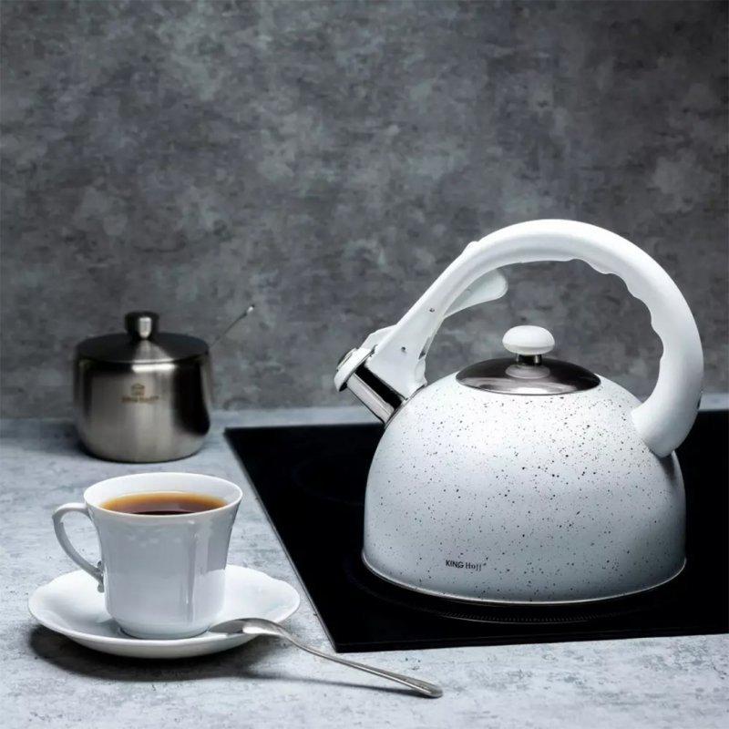 Czajnik Z Gwizdkiem 2,6L Kinghoff Kh-1407 Marble