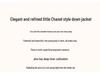 Madeline Tweed 90% Duck Down Jacket for Women