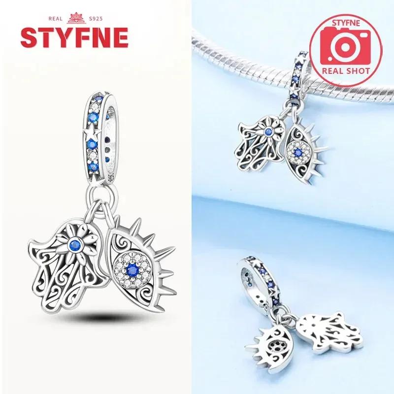 Real Copperour Lady Charm Bead The Virgin Mary Dangle Fitoriginal Bracelet Fine Jewelry Diy Gift For Women