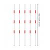5 Pieces Lightweight Slalom Poles Soccer Training Poles, for Field Marking,