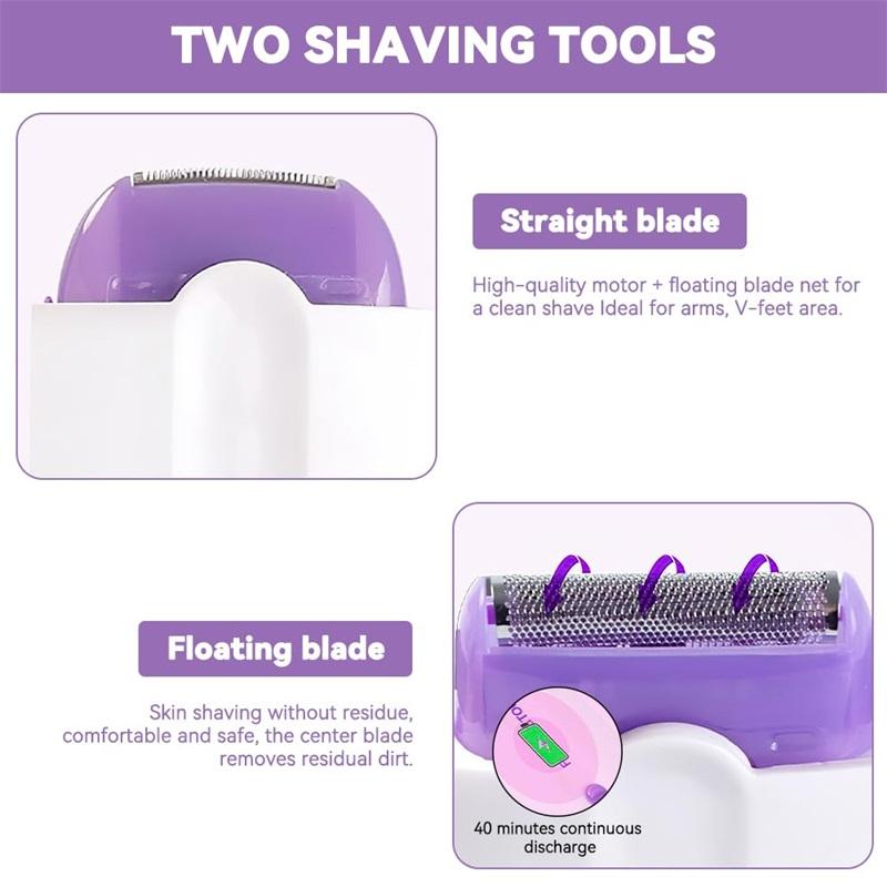 Electric Hair Removal Machine Electric Hair Removal Machine Blue Light Sensing Waterproof Mesh Hair Trimmer Hair Remover