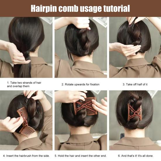 Women Hair Comb Elastic Rope Design Non-Slip Hair Comb Yoga Running Makeup Versatile Hair Accessories