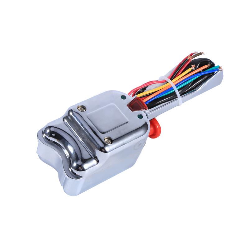 12V Universal Chrome Street Hot Rod Turn Signal Switch For Ford for Buick Car Accessories