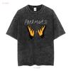 Camiseta Banda Paramore Rock Joya Negra Papá Para Regalo vintage Lavada Elástica gráfica Suave Ligeramente Elegante Transpirable Informal