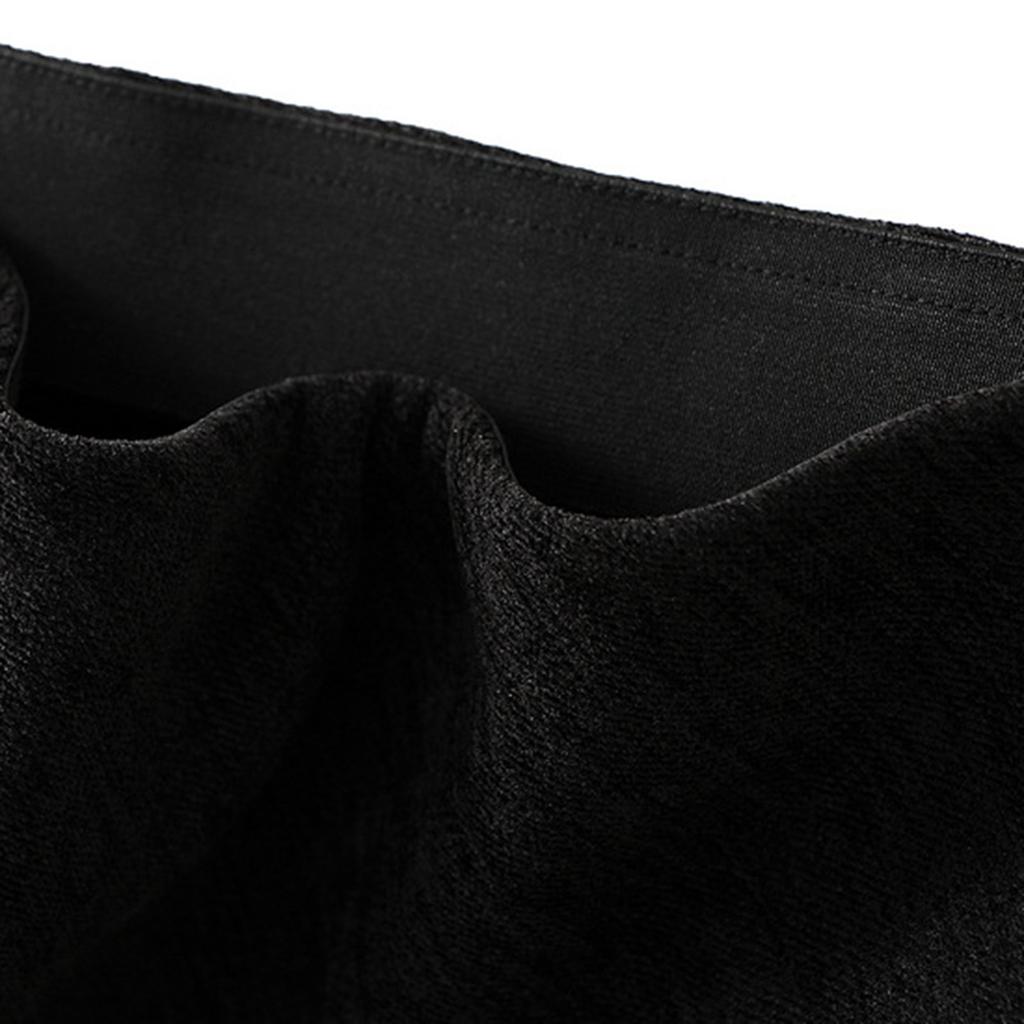 Women's Fashion Casual Solid Color High Waist Thin Mid-length Thickened  Fishtail Bustier Skirt