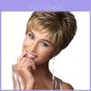 Premium Quality Short Blond And Brown Wigs Capless Design For Effortless Style And Comfort