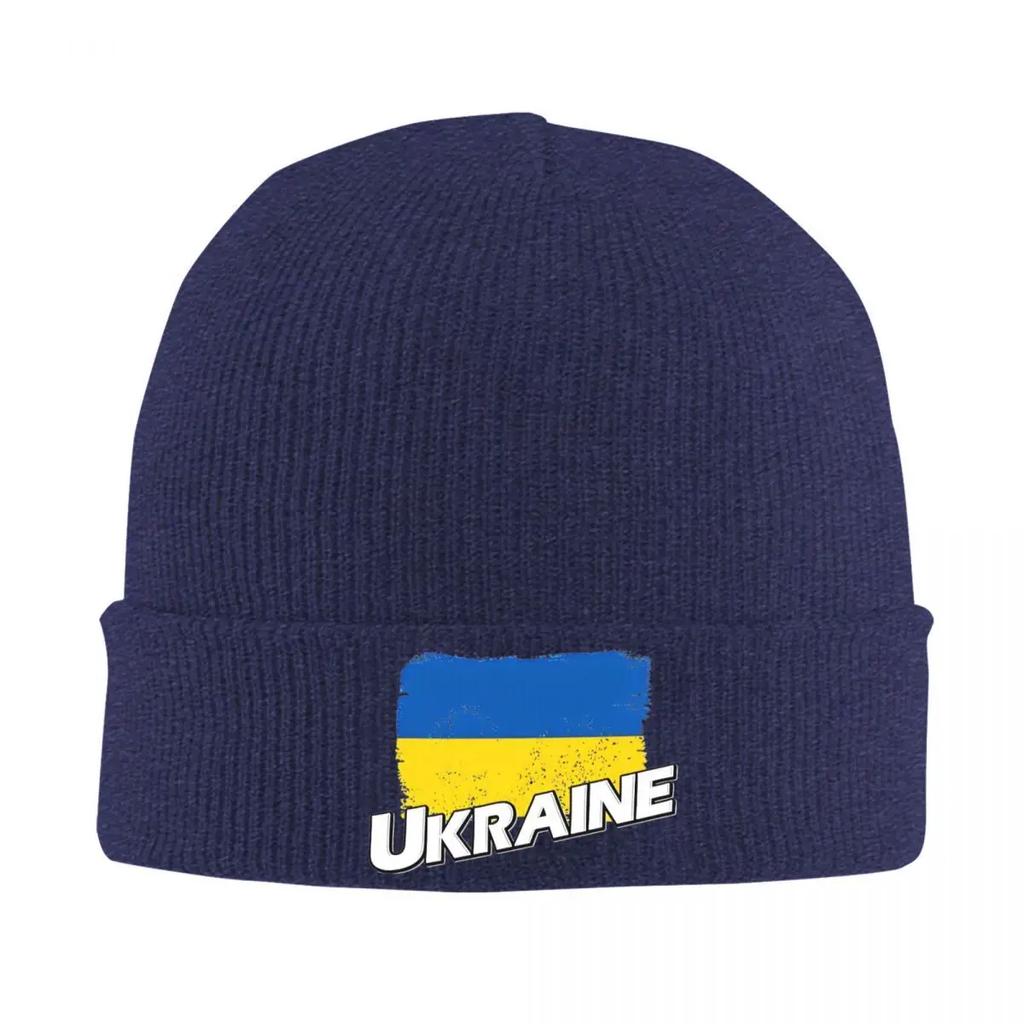 Neue Neue Ukraine Flagge Mützen Strickmützen Fitnessstudio Elastische Unisex Erwachsenen Mützen Frühling Benutzerdefinierte Lässige Mützen Geschenk