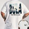 100 Cotton Unisexs Tshirt Bula Feel The Love Of Fiji Printed Casual Shortsleeve Tshirt Tropical Resort Style Top