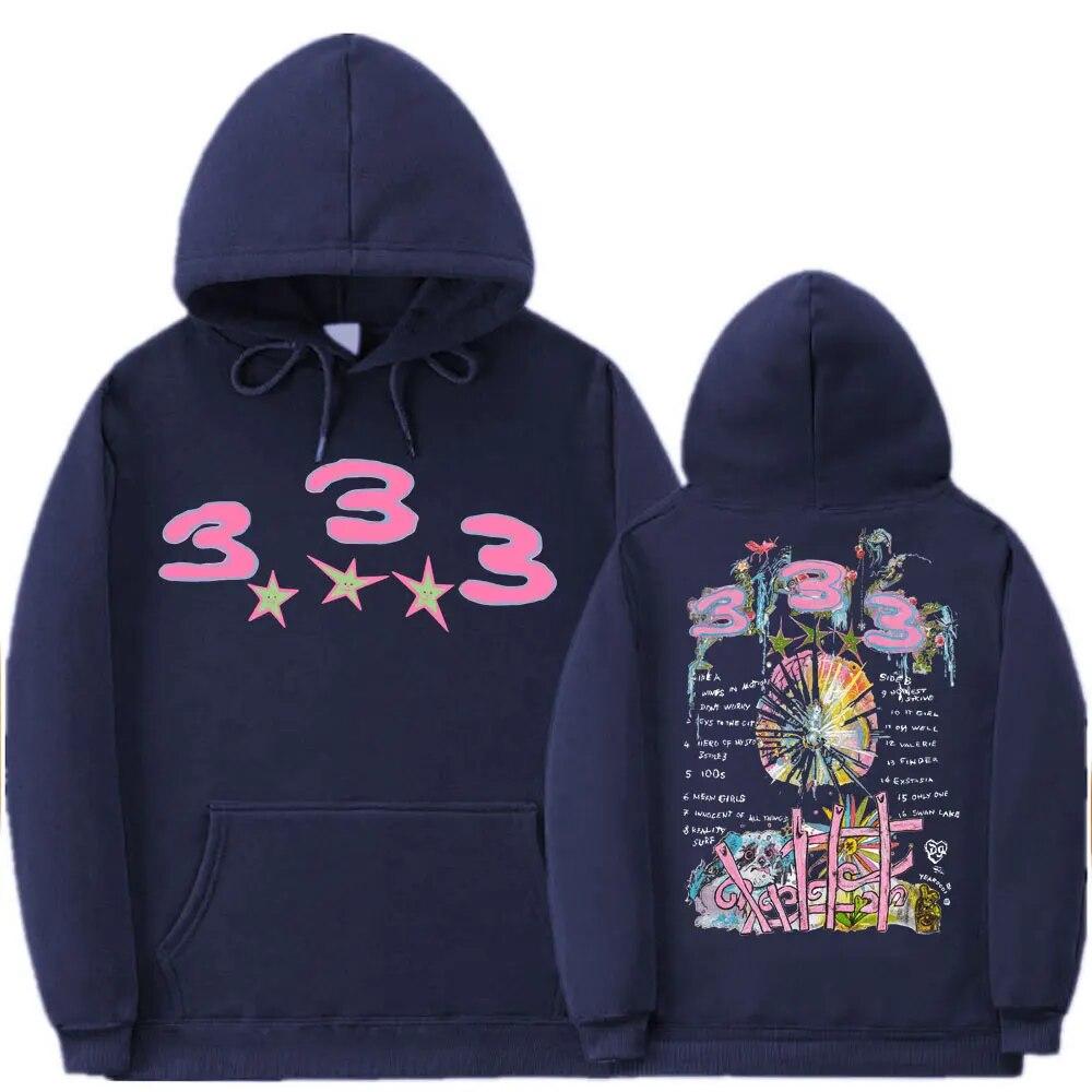 Bladee 333 Hip Hop Trend Skate Drain Gang Hoodie Tops Unisex Hipster Casual Sweatshirt Unisex Women Fashion Artistic Sense Hoodies