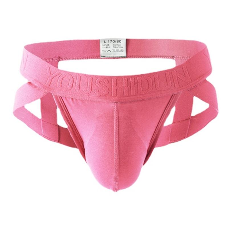 Men's Cotton Briefs Underwear Sexy Jockstraps Thong