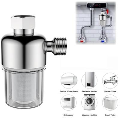 New 40 Micron Spin Down Sediment Filter 316 Stainless Steel Element Reusable Front Filter Sediment Water Filters Pre-Filtration