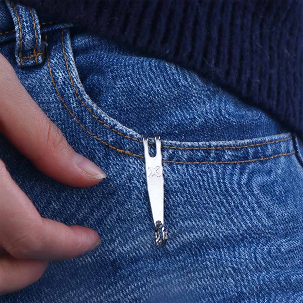 EDC Bag Clip Portable Mini Metal Key Buckles Waist Belt Hanging Clip Pocket Clips Bag Hanging Clip