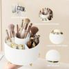 Rotating Makeup Organizer, 360 Degree Swivel, Minimalist Design, High Gloss ABS Plastic, Great for Bedroom, Dresser, Bathroom Storage