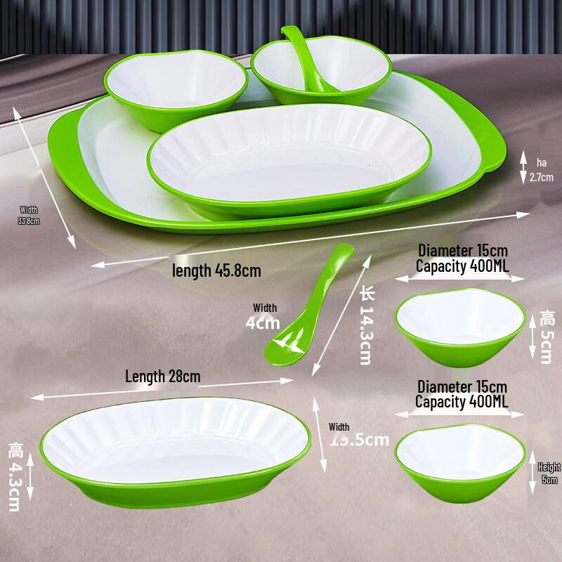 

Ruhan Commercial Cafeteria Tableware Set