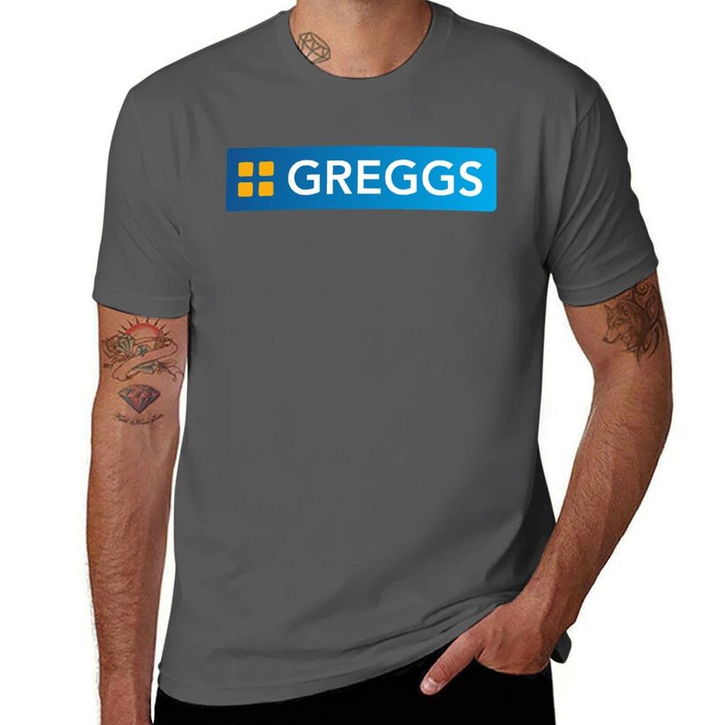 Greggs Logo T-Shirt anime t shirts for man t shirts for man graphic tees t shirt man casual T-Shirt