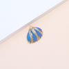 Electroplated Natural Shell Conch Scallop Pendant for DIY Necklace & Bracelet Jewelry
