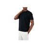 Emporio Armani Fitted Short Sleeve Round Neck Logo T-Shirt Unisex tops Black 3D1TH5-1JORZ-0920