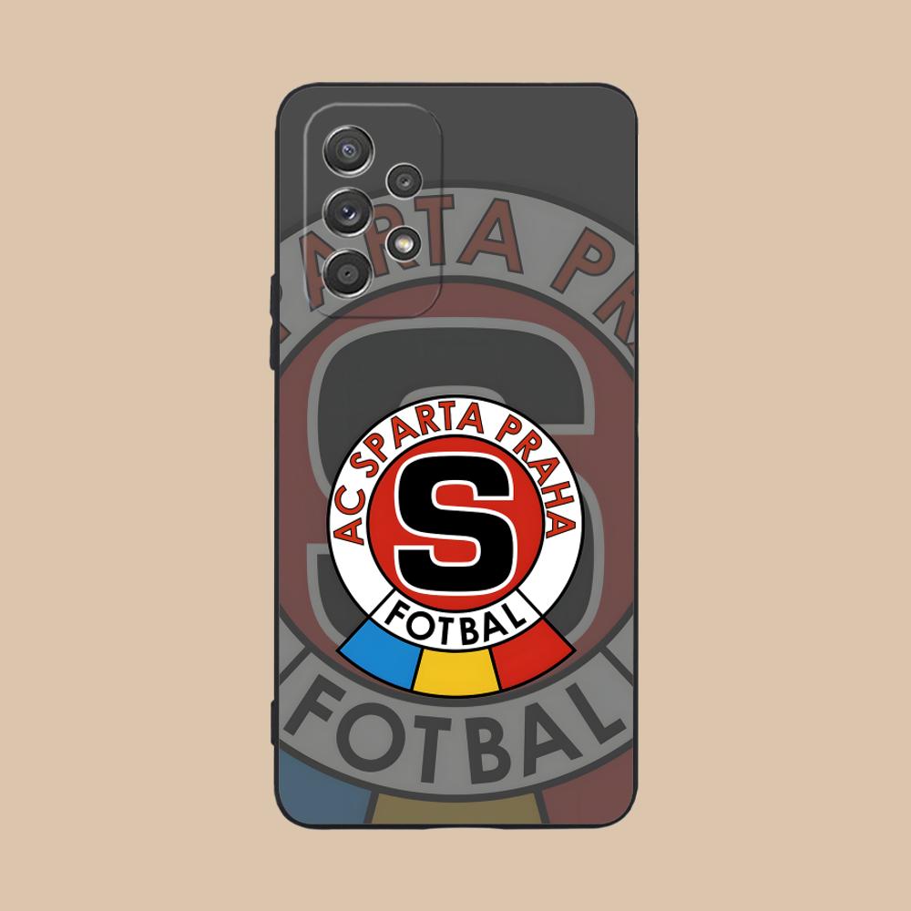 FC Sparta Praag Mobiele Telefoonhoesje voor Samsung Galaxy A73 72 71 70 56 55 54 53 52 36 35 34 23 16 15 5G Kleur Beschermhoes