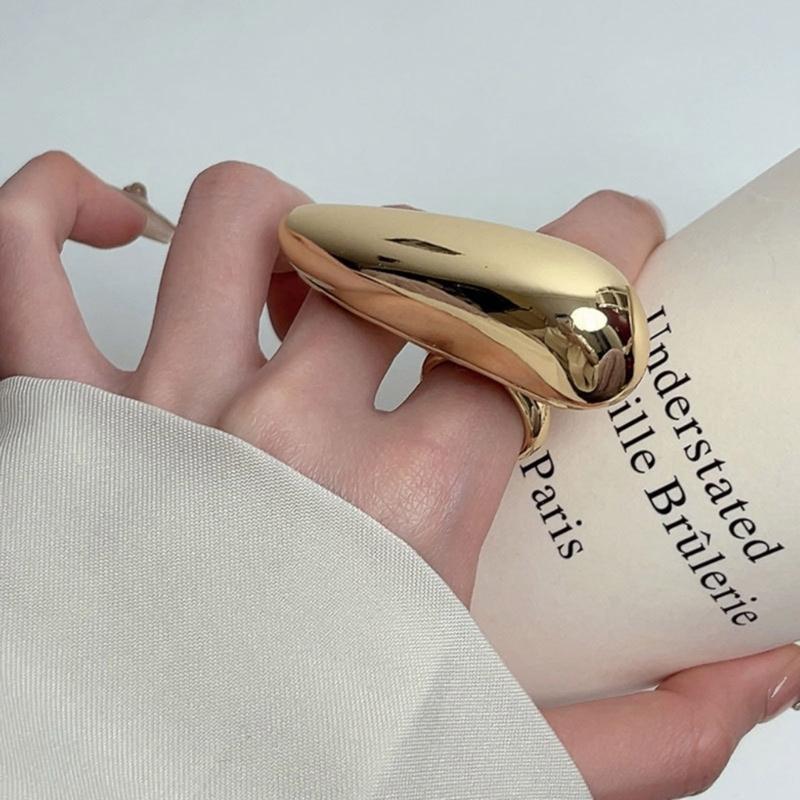 Przesadzone Otwierane Pierścienie na Palce Łezka Regulowane Pierścienie na Palce Otwarte Pierścienie Biżuteria na Palce Prezent dla Miłośnika Mody