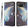 Oukitel C26 Painted Flowers Cartoon Flip Case with Card Slots for C5 2025